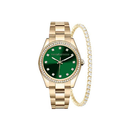 Roccobarocco Ladies Watch and Bracelet Set